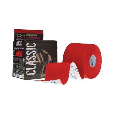  Rea Tape Classic, taśma kinezjologiczna, czerwona, 5 cm x 5 m 