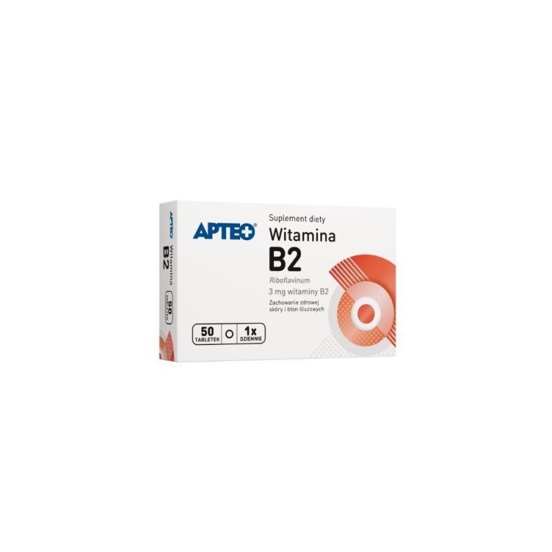Witamina B2 Apteo, 50 tabletek 