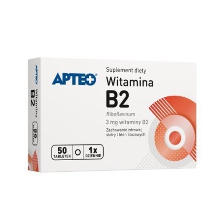 Witamina B2 Apteo, 50 tabletek