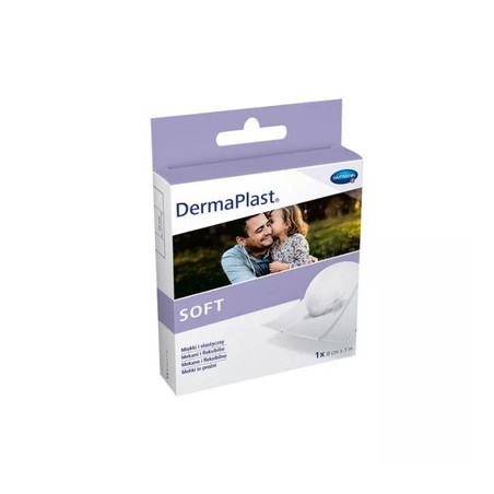 Dermaplast Soft, plaster 8cmx1m, 1 sztuka