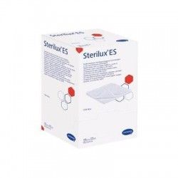 Hartmann Sterilux ES kompresy z gazy jałowej 17 nitek 12 warstw 7,5cm x 7,5cm, 25 sztuk