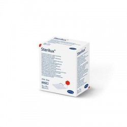 Hartmann Sterilux ES kompresy z gazy jałowej 17 nitek 12 warstw 5cm x 5cm, 25 sztuk