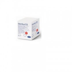 Hartmann Sterilux ES kompresy z gazy jałowej 17 nitek 8 warstw 10cm x 10cm, 50 sztuk
