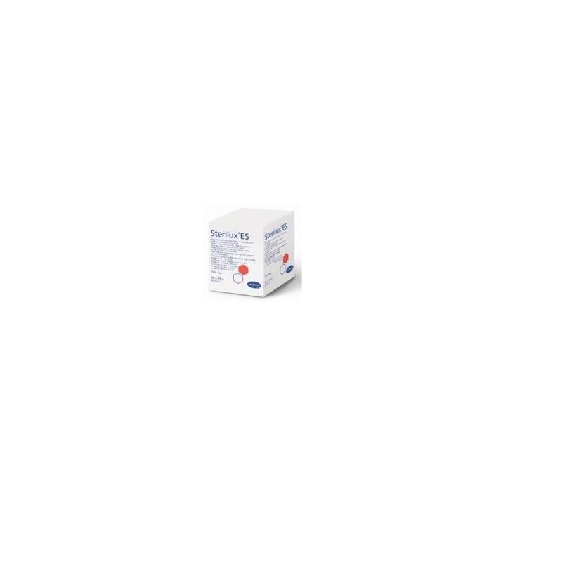Hartmann Sterilux ES kompresy z gazy jałowej 17 nitek 8 warstw 10cm x 10cm, 50 sztuk 