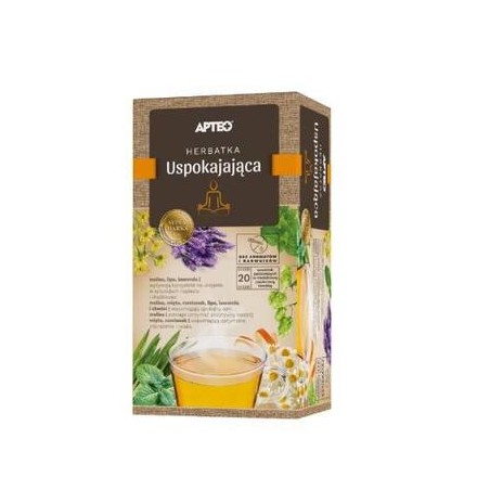  Herbatka uspokajająca z pomarańczą APTEO, 20 saszetek 