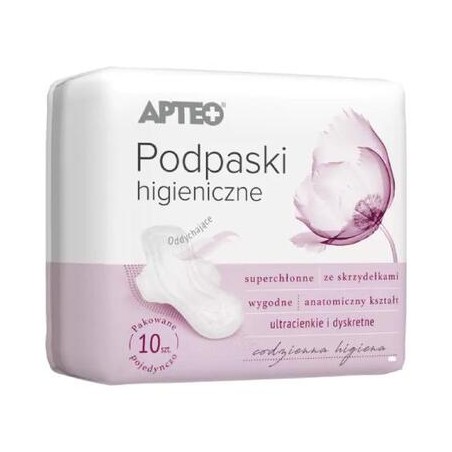  Podpaski higieniczne Apteo, 10 sztuk 