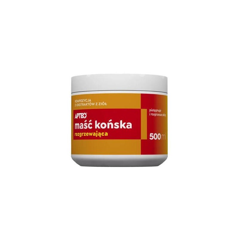 Maść końska rozgrzewająca Apteo, 500 ml 