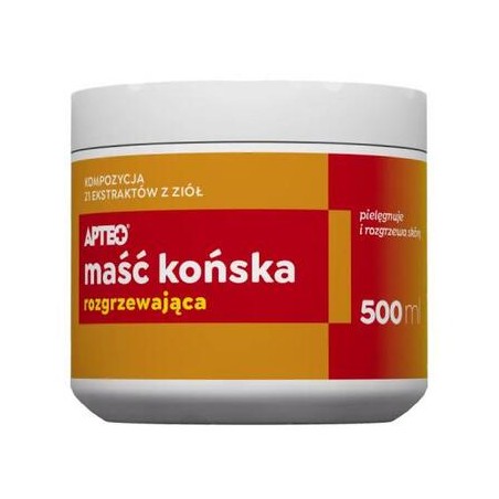 Maść końska rozgrzewająca Apteo, 500 ml