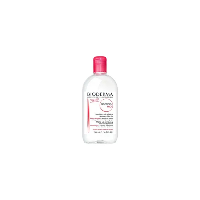 Bioderma Sensibio H2O Płyn micelarny 500 ml + Płatki wielorazowego użytku 3 sztuki 