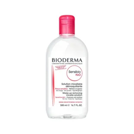  Bioderma Sensibio H2O Płyn micelarny 500 ml + Płatki wielorazowego użytku 3 sztuki 