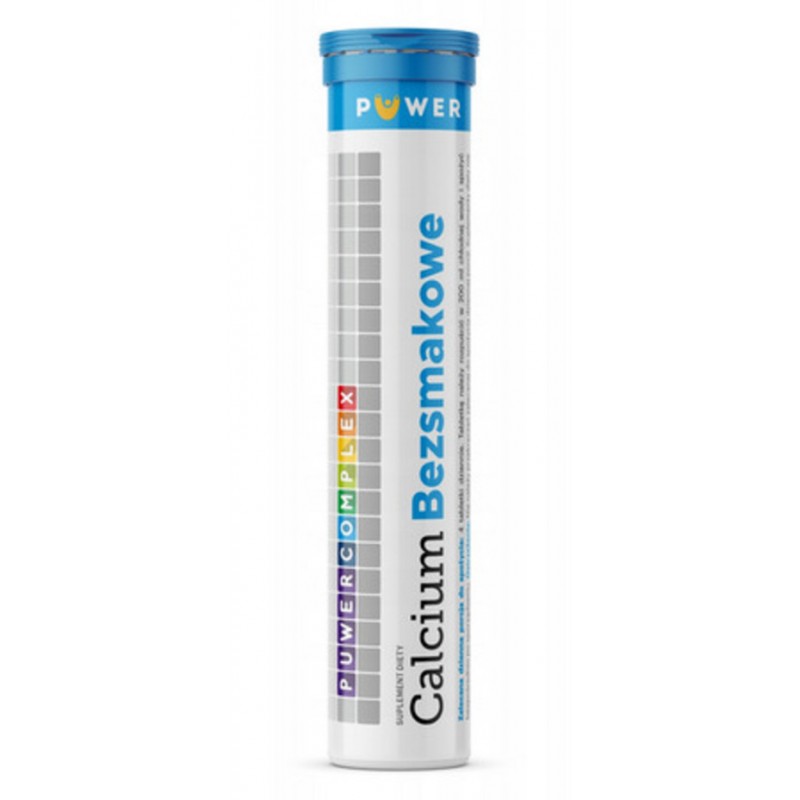 Puwer Complex Calcium Bezsmakowe, 20 tabletek musujących 