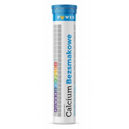  Puwer Complex Calcium Bezsmakowe, 20 tabletek musujących 