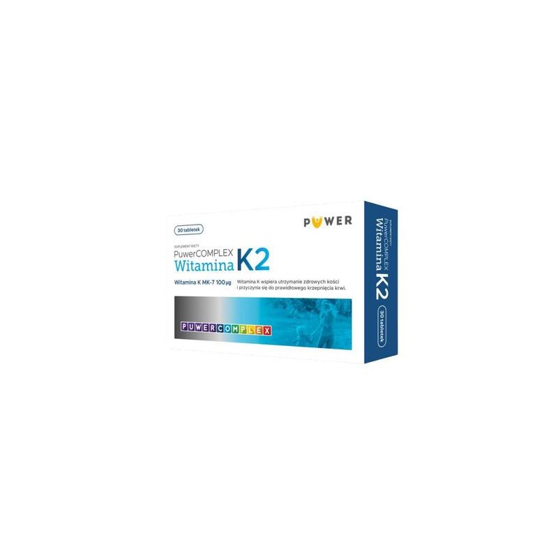 Puwer Complex Witamina K2, 30 tabletek 