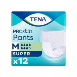 Tena Pants Proskin, majtki chłonne, rozmiar M, 80-110 cm, Super, 12 sztuk