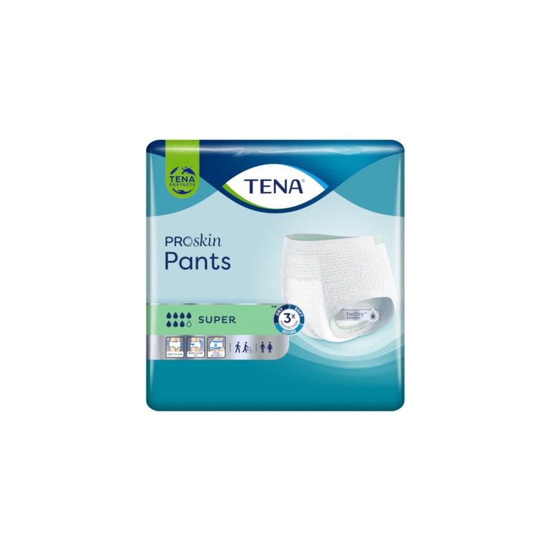 Tena Pants ProSkin, majtki chłonne, rozmiar S, 65-85 cm, Super, 12 sztuk 