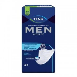 Tena Men Active Fit, wkładki anatomiczne dla mężczyzn, Level 1, 24 sztuki