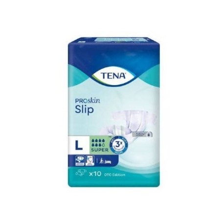 Pieluchomajtki Tena Slip ProSkin Super OTC Edition L, 10 sztuk
