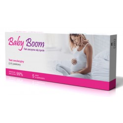 Baby Boom, paskowy test owulacyjny (LH), 5 sztuk