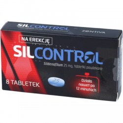 Silcontrol, 25 mg, 8 tabletek powlekanych