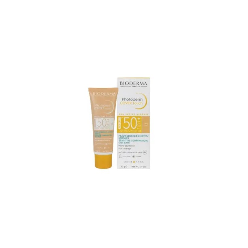 Bioderma Photoderm Cover Touch Mineral SPF 50+ Kryjący Podkład mineralny odcień jasny, 40 g 