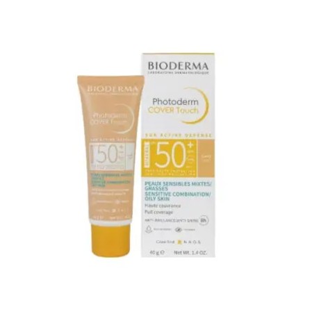 Bioderma Photoderm Cover Touch Mineral SPF 50+ Kryjący Podkład mineralny odcień jasny, 40 g