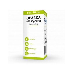 Paso opaska elastyczna tkana z zapinką 5m x 10cm, 1 sztuka
