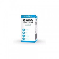 Paso opaska elastyczna tkana z zapinką 5m x 8cm, 1 sztuka
