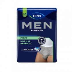 Majtki chłonne Tena Men Pants Normal Grey S/M OTC Edition, 9 sztuk