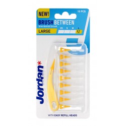 JORDAN BRUSH BETWEEN Szczoteczki międzyzębowe L - 0,7mm, 10 sztuk