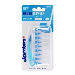 JORDAN BRUSH BETWEEN Szczoteczki międzyzębowe M - 0,6mm, 10 sztuk