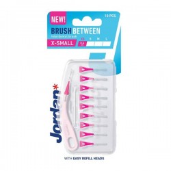 JORDAN BRUSH BETWEEN Szczoteczki międzyzębowe XS - 0,4mm, 10 sztuk