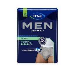 Majtki chłonne Tena Men Pants Normal Grey L/XL OTC Edition, 8 sztuk