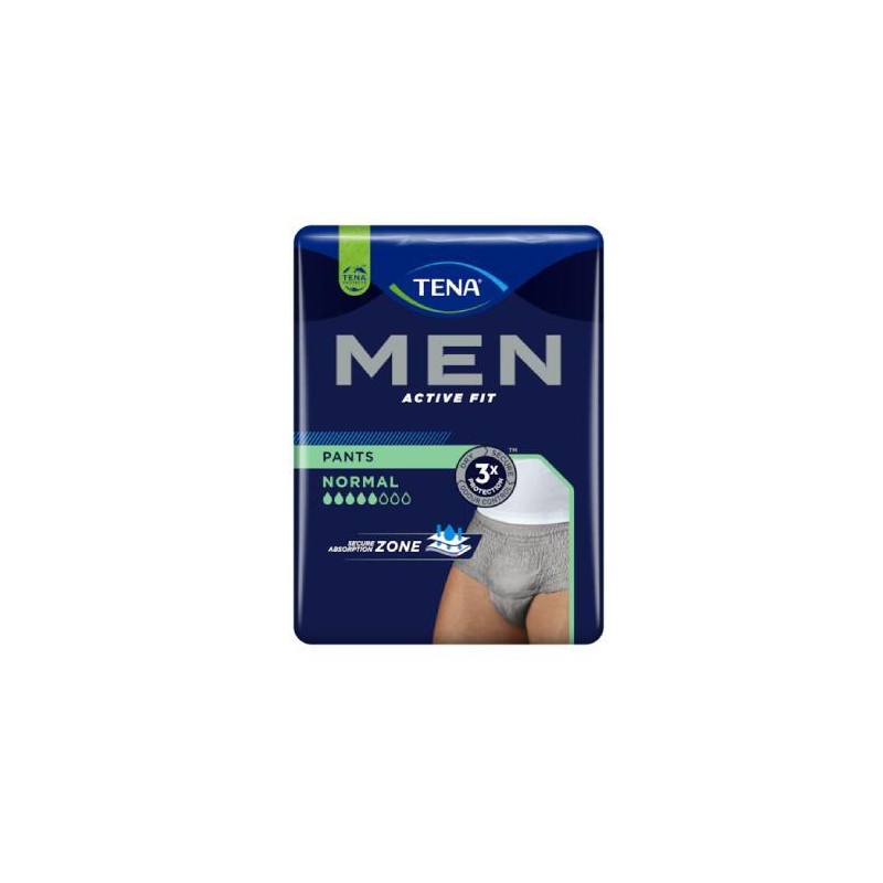 Majtki chłonne Tena Men Pants Normal Grey L/XL OTC Edition, 8 sztuk 
