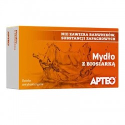 Apteo Care Mydło z biosiarką 100g, 1 sztuka
