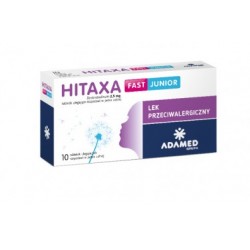 Hitaxa Fast Junior 2,5 mg, 10 tabletek ulegających rozpadowi w jamie ustnej