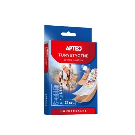  Plastry turystyczne Apteo Care, 27 sztuk 