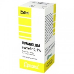Rivanolum roztwór 0,1%, płyn na skórę, 250 ml