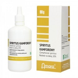 Spirytus kamforowy, 10%, roztwór na skórę,90 g (Amara)