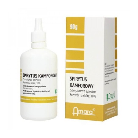  Spirytus kamforowy, 10%, roztwór na skórę,90 g (Amara) 