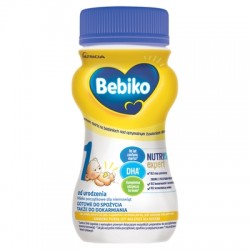 Bebiko 1 Nutriflor Expert, mleko początkowe gotowe do spożycia, od urodzenia, 200 ml
