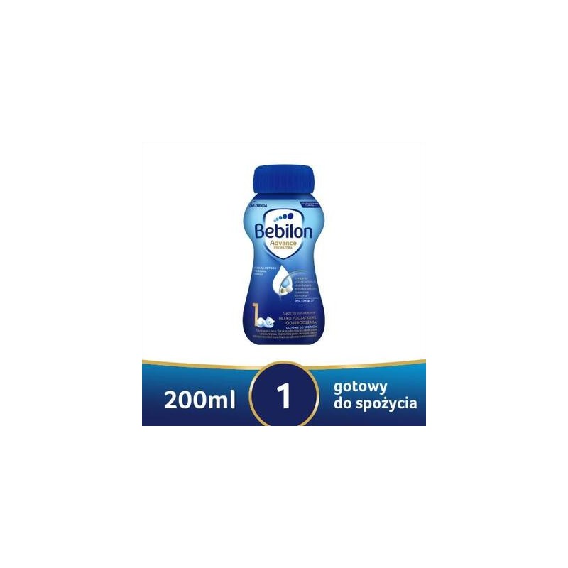 Bebilon Advance 1, mleko początkowe gotowe do spożycia, od urodzenia, 200 ml 