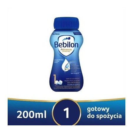  Bebilon Advance 1, mleko początkowe gotowe do spożycia, od urodzenia, 200 ml 