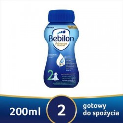 Bebilon Advance 2, mleko następne gotowe do spożycia, po 6 miesiącu, 200 ml