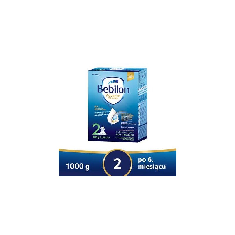 Bebilon Advance Pronutra 2, mleko następne, powyżej 6 miesiąca, 1000 g 