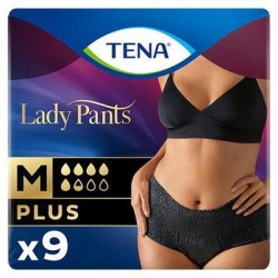 Tena Lady Pants Noir Plus, majtki chłonne, rozmiar M, 8 sztuk