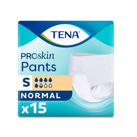  Tena Pants ProSkin Normal, majtki chłonne, rozmiar S, 15 sztuk 