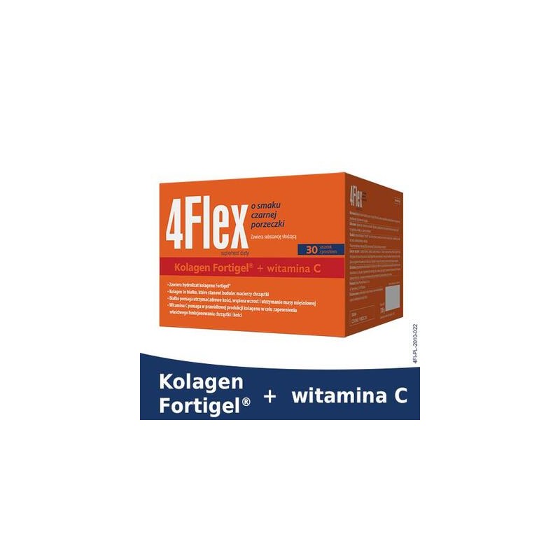 4Flex, smak czarnej porzeczki, 30 saszetek 