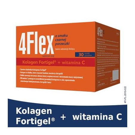 4Flex, smak czarnej porzeczki, 30 saszetek
