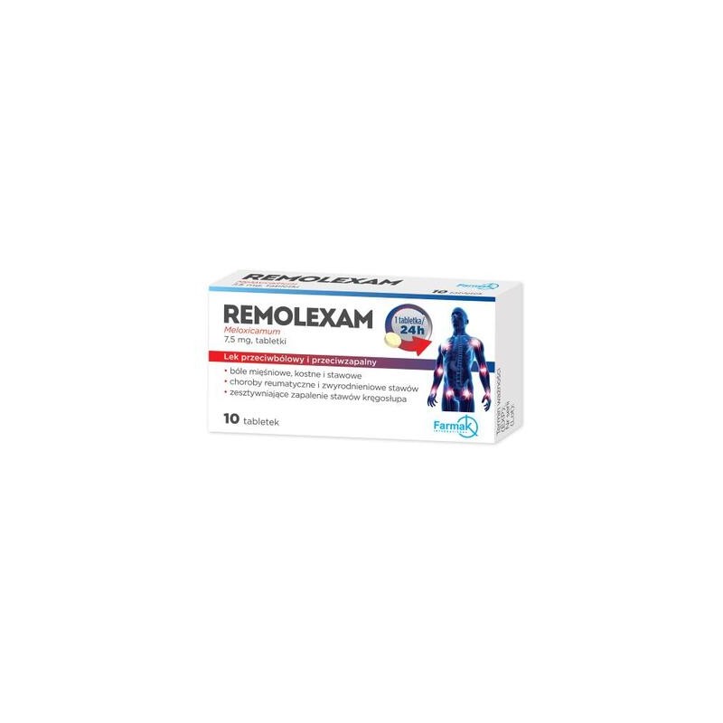 Remolexam 7,5 mg, 10 tabletek 