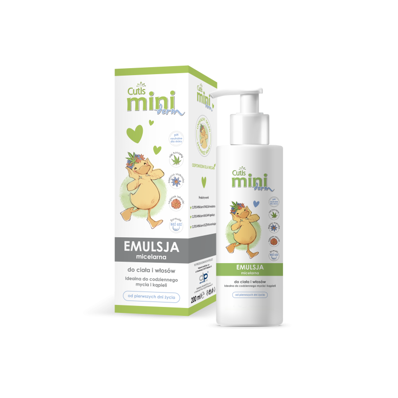 Cutis Mini derm emulsja micelarna 200 ml 
